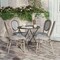 Flash Furniture Marseille Thonet French Bistro Stacking Chair, Black/White Textilene/Bamboo Print Alum Frame, 4PK 4-SDA-AD642002S-TXT-BLKWH-LTNAT-GG - alternate 10